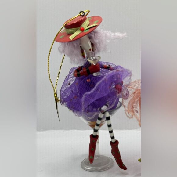 Dolly Mamas Its Happy Hour Somewhere Orn “Laugh Until You Tinkle” Christmas - Picture 5 of 5